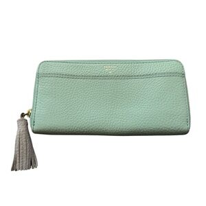 FOSSIL Leather Zip-Around Clutch Wallet